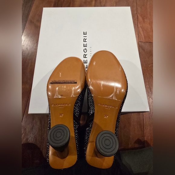 Clergerie Kattie Sparkle Rhinestone Fabric Boots - Picture 6 of 7